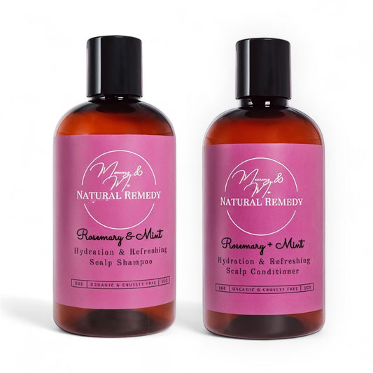 Mommy & Me Natural Remedy Rosemary & Mint Hydration and Refreshing Shampoo & Conditioner Set