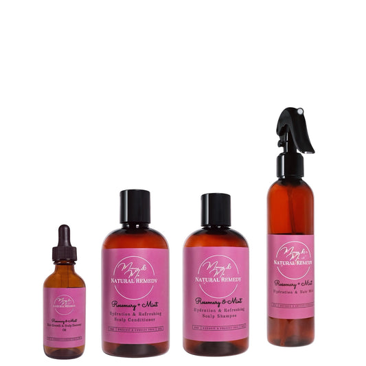 Mommy & Me Natural Remedy Rosemary & Mint Complete Hair Care Collection